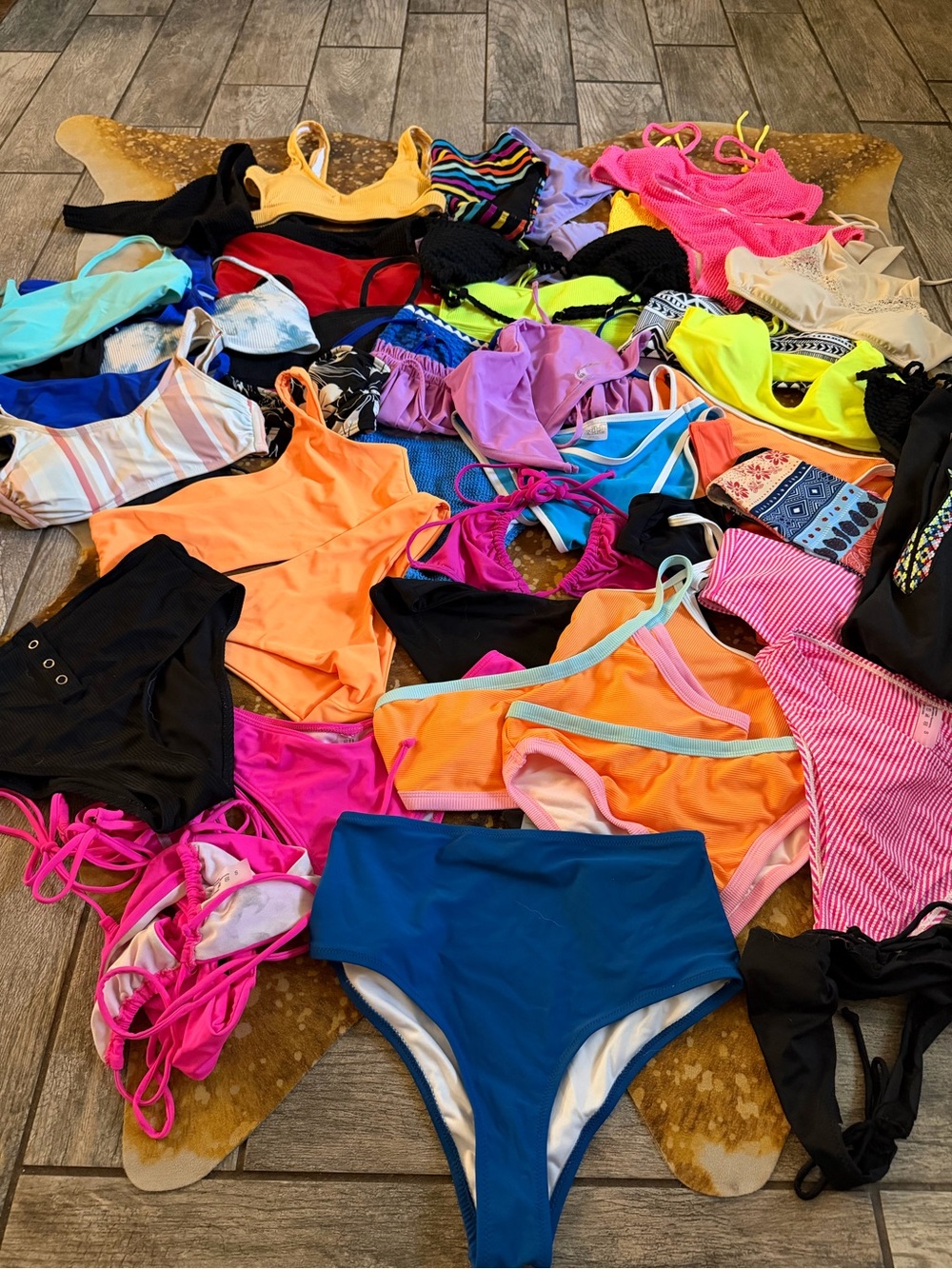Women’s Multi-Color Women’s Bikini Mix - Bright & Neon Swim Tops and Bottoms